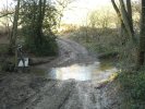Tattleton's ford.  The bridleway turns to the left